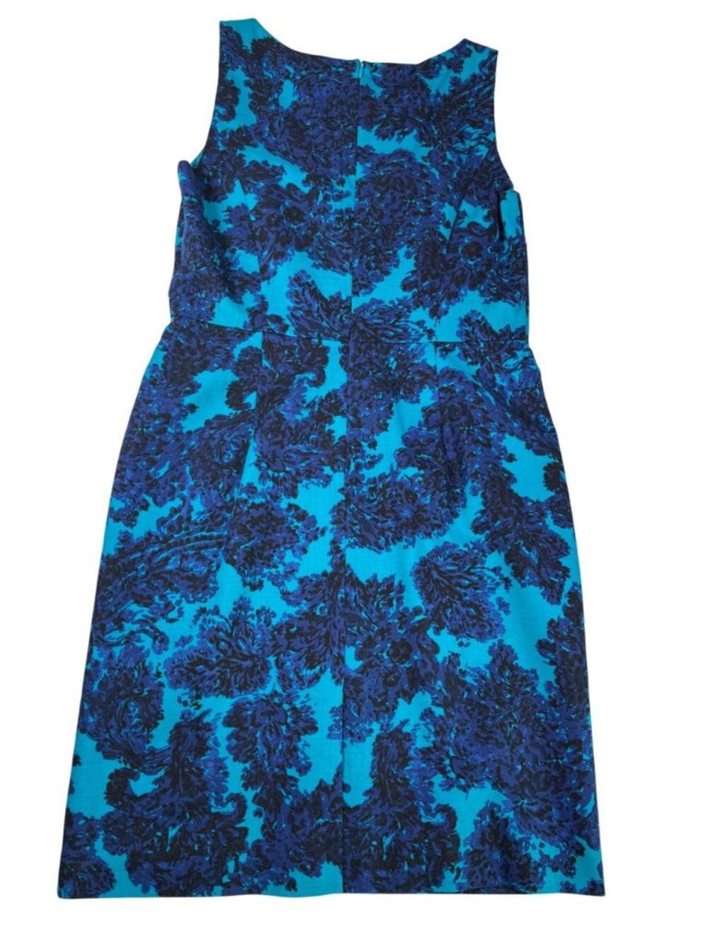 Navy Floral Damask